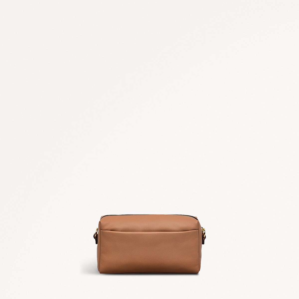 Lynton Close Leather Mini Zip Around Crossbody Bag in Chai - 111272