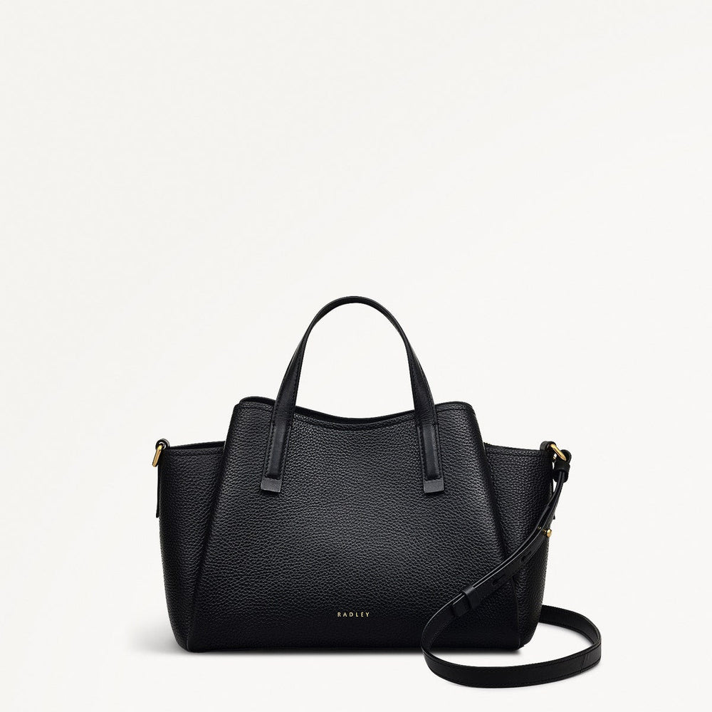 Blake Gardens Leather Small Ziptop Grab Bag