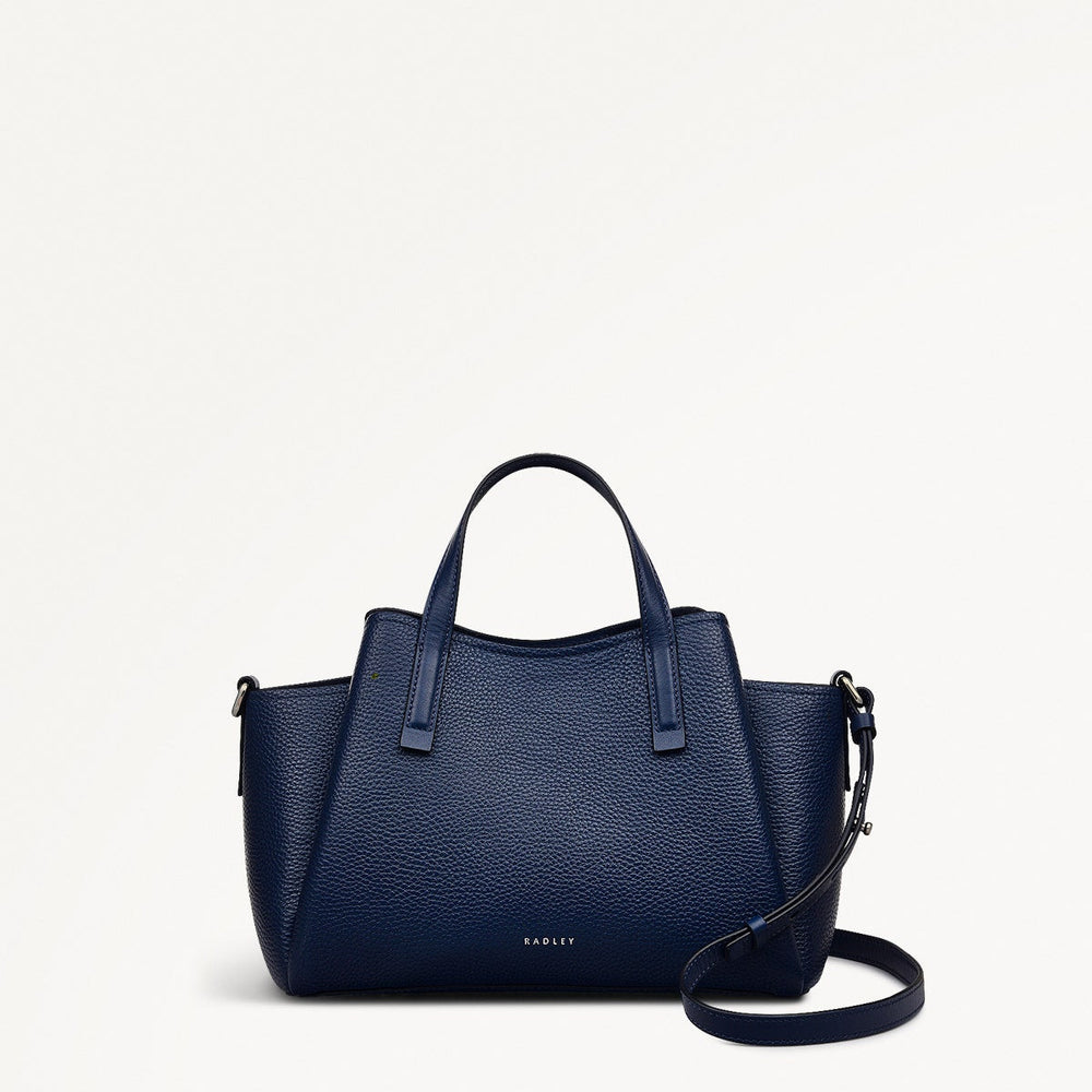 Blake Gardens Leather Small Ziptop Grab Bag