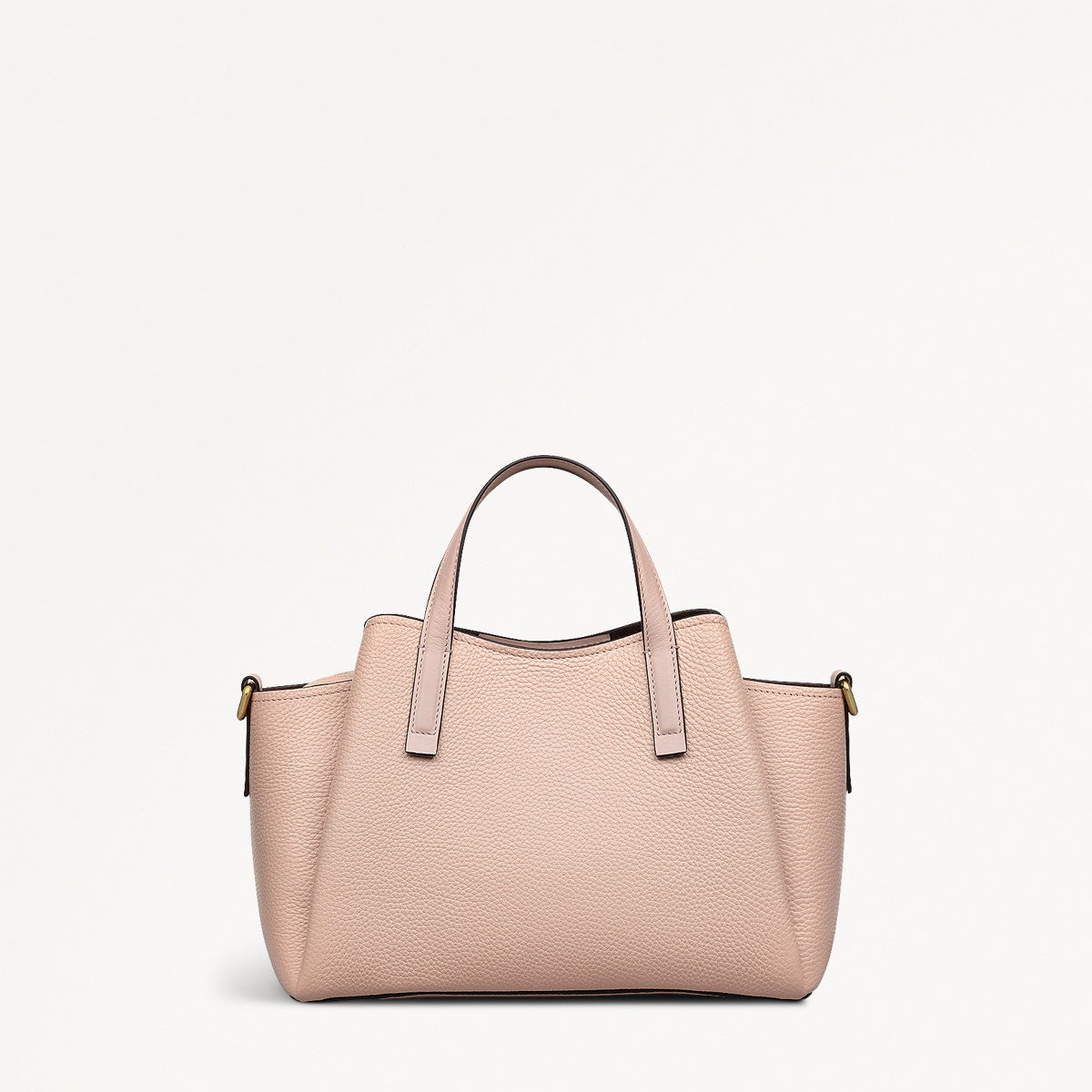 Blake Gardens Leather Small Ziptop Grab Bag in Prairie Pink - 111292