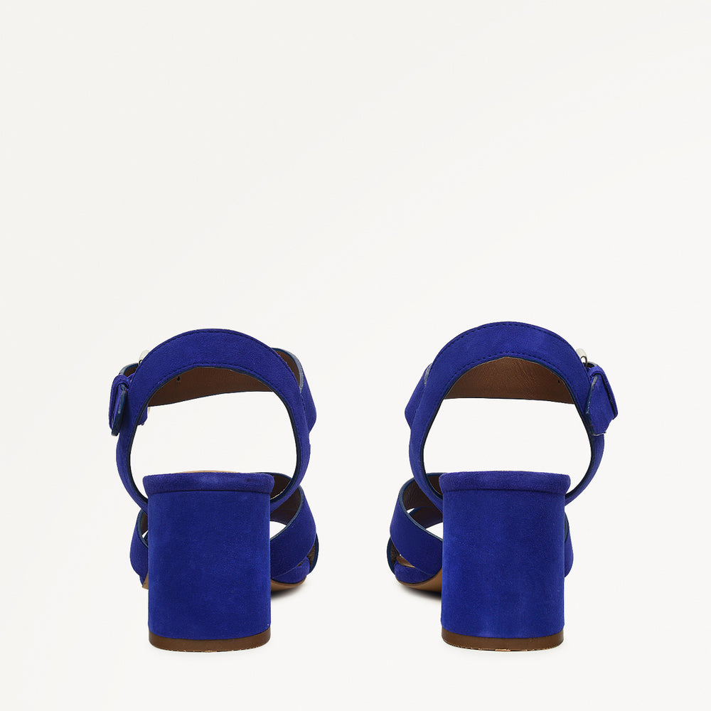 Portland Terrace Block Heel Sandal Royal Blue - 111305