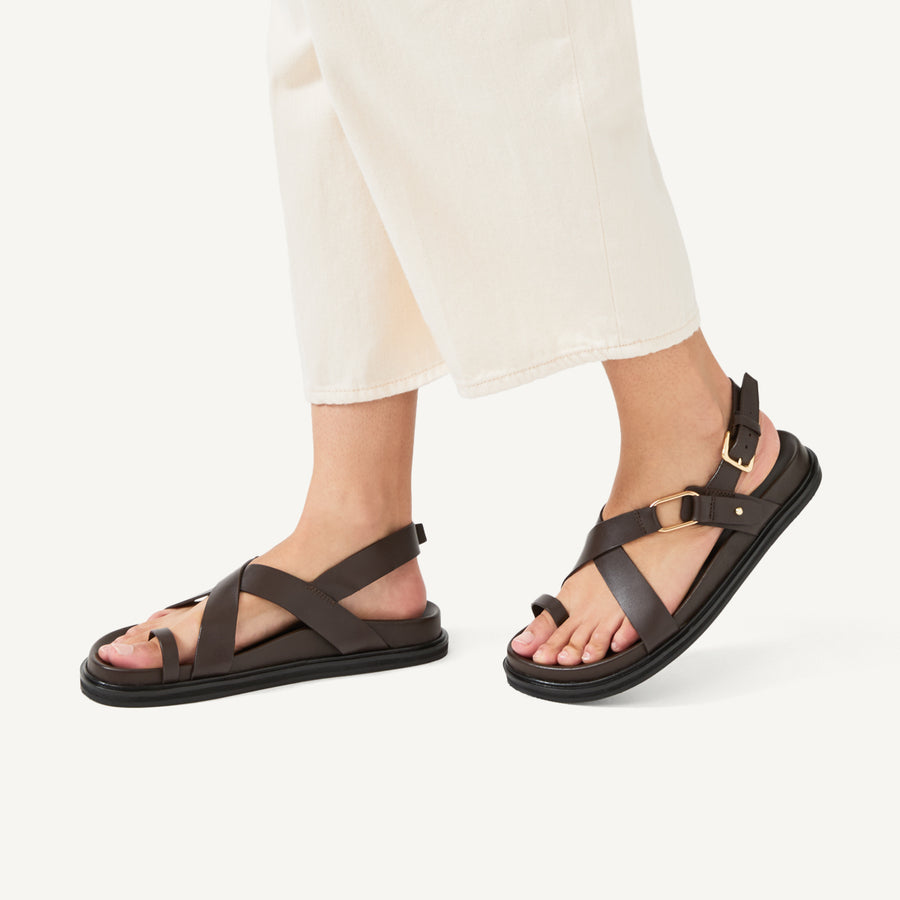 Norway Walk Crossover Footbed Chocolate - 111307