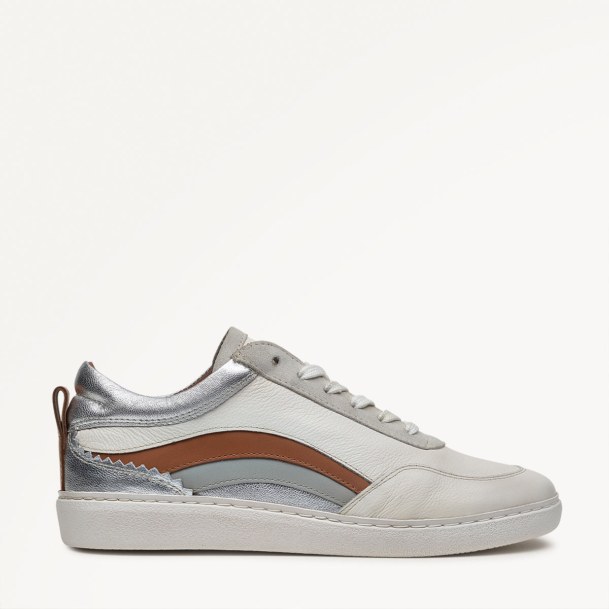 June Lane Colour Block Trainer White - 111308