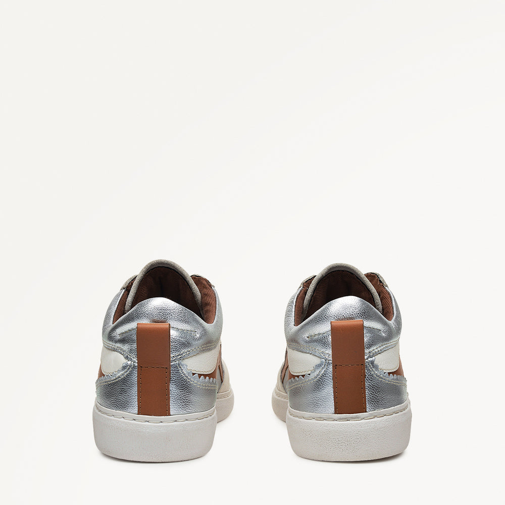 June Lane Colour Block Trainer White - 111308