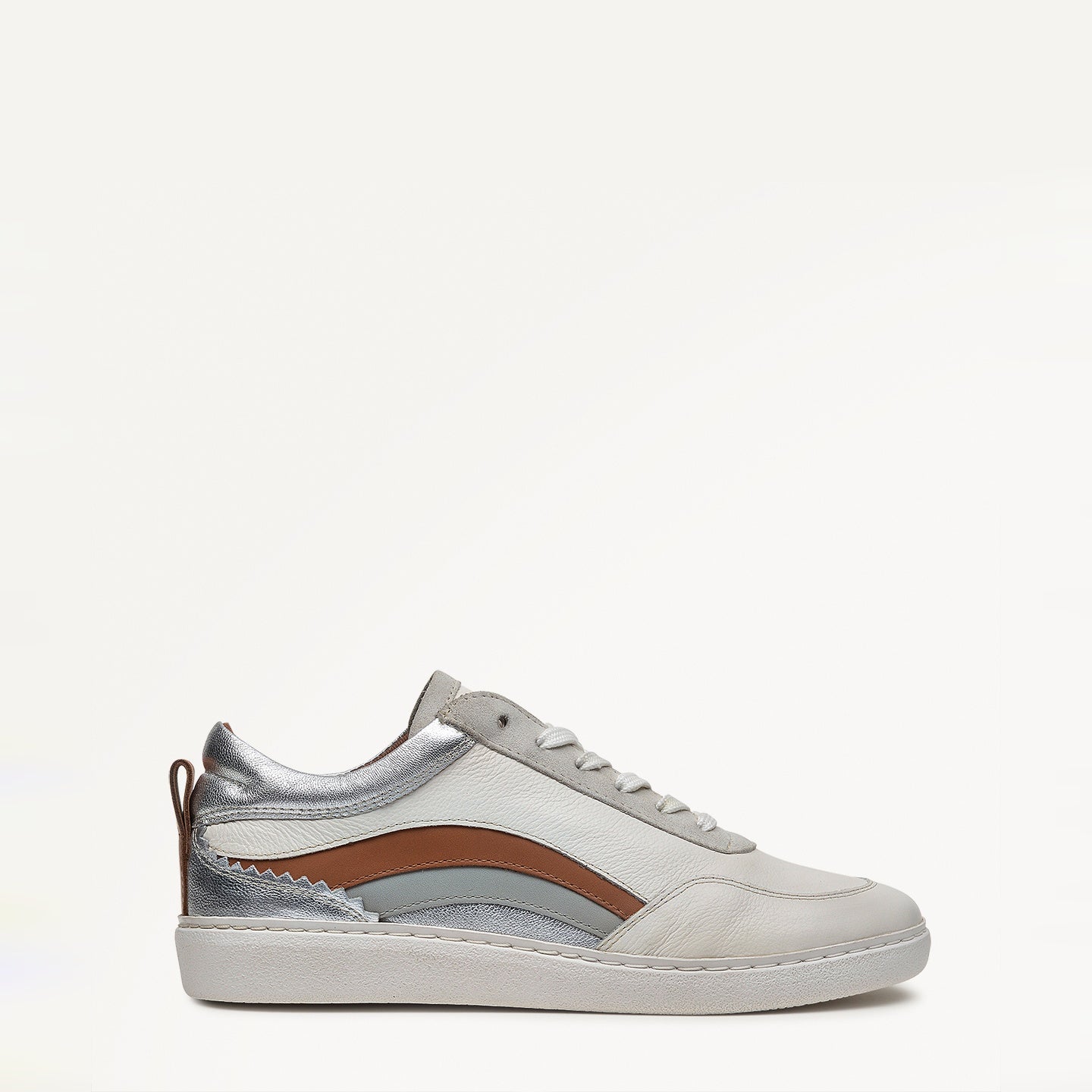 June Lane Colour Block Trainer White - 111308