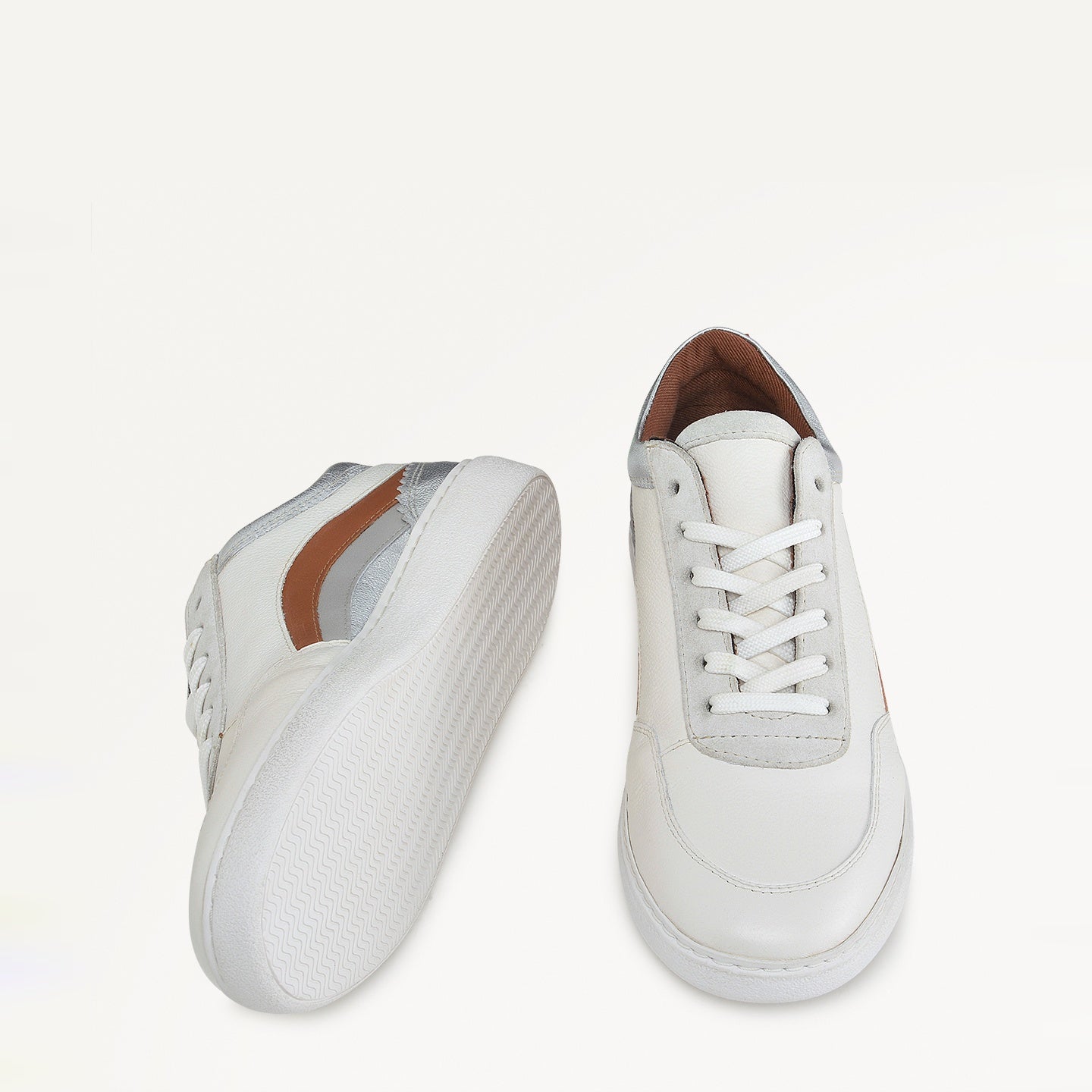 June Lane Colour Block Trainer White - 111308
