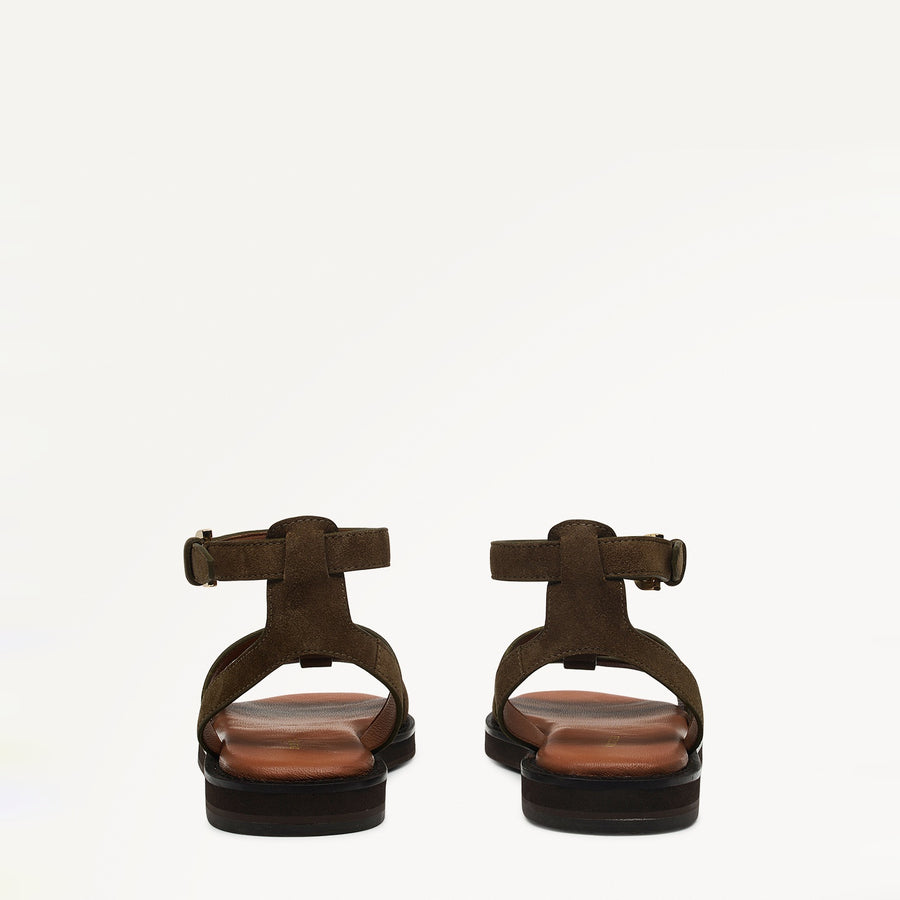 Fore Street Gladiator Sandal in Ivy - 111311