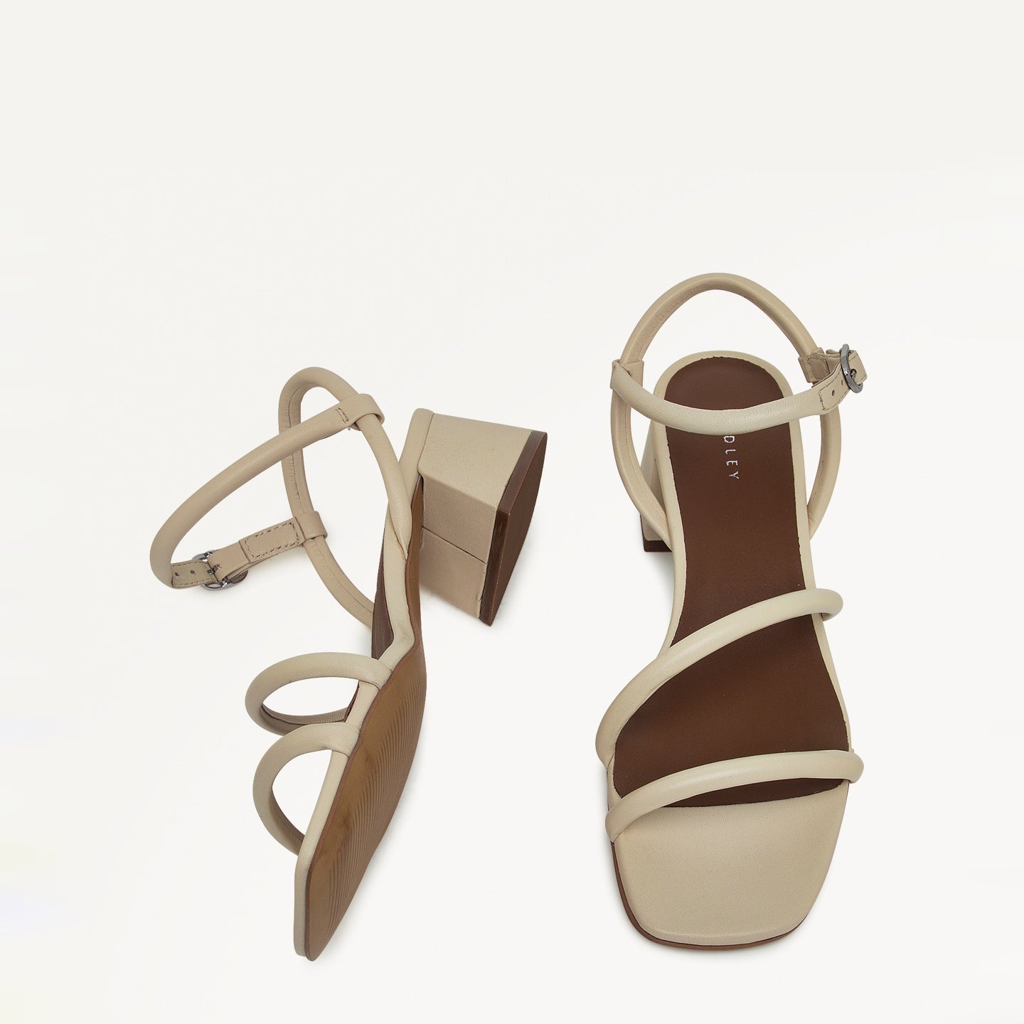 Landsdown Crescent Strap Sandal Chalk - 111312