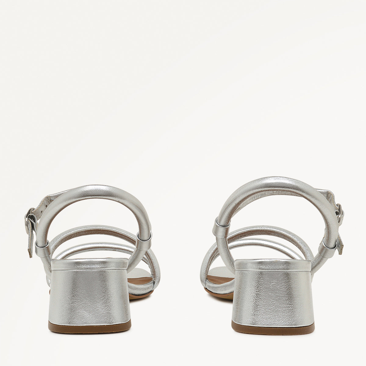 LANDSDOWN CRESCENT STRAP SANDAL SILVER
