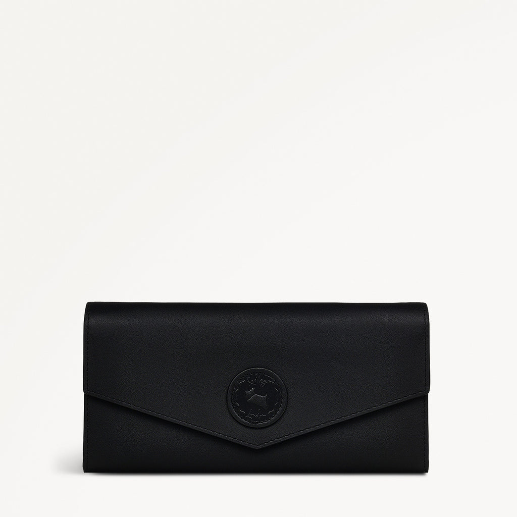 Radley Letters Large Flapover Wallet in Black - 111358