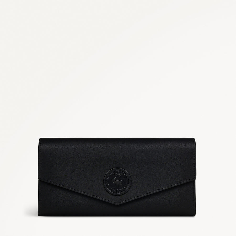 Radley Letters Large Flapover Wallet in Black - 111358