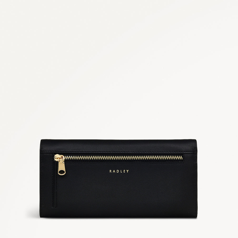 Radley Letters Large Flapover Wallet in Black - 111358