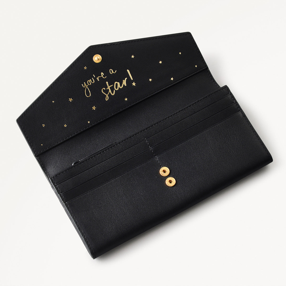 Radley Letters Large Flapover Wallet in Black - 111358