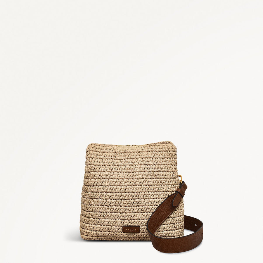 Dukes Place - Crochet Medium Compartment Cross Body Bag - RHE13502