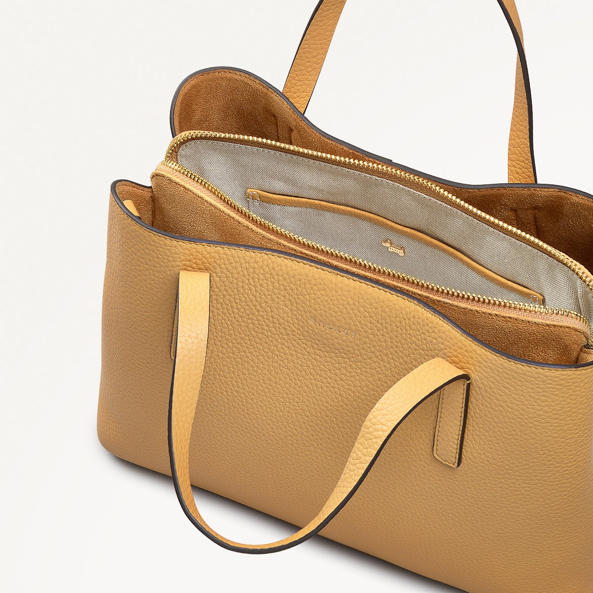 Pecan Medium Ziptop Grab Bag | Dukes Place AW25 | Radley London