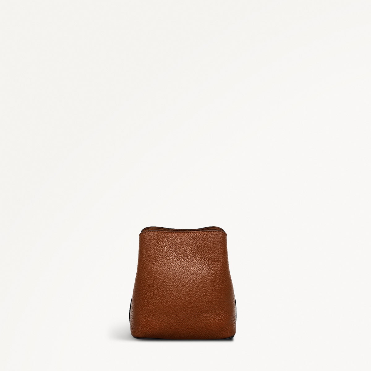 Dukes Place Leather Small Compartment Cross Body Bag in Saddle - 111387