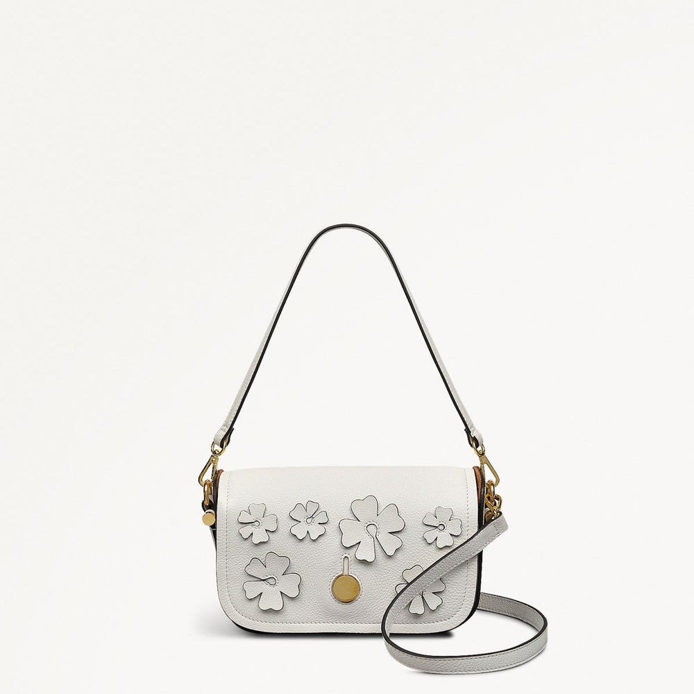 Bathurst Mews - Cutwork Floral Small Flapover Cross Body Bag - RHE13107