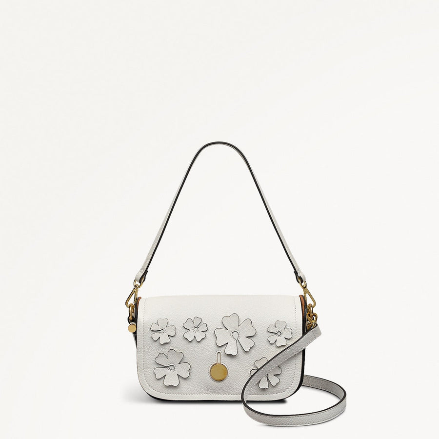 Bathurst Mews - Cutwork Floral Small Flapover Cross Body Bag - RHE13107