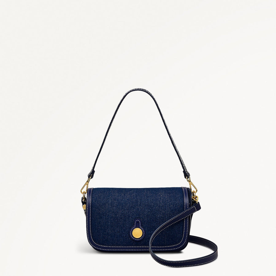 Bathurst Mews - Indigo Small Flapover Cross Body Bag - RHE11507
