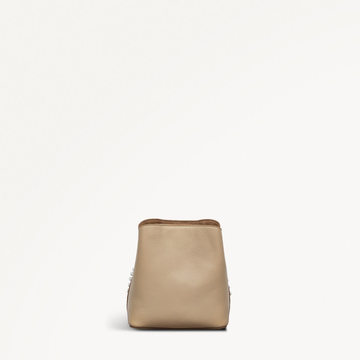 Dukes Place Leather Small Compartment Cross Body Bag in Stone - 111412
