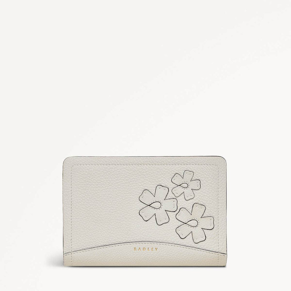 The Chancery - Cutwork Floral Medium Zip Around Purse - RSE11703