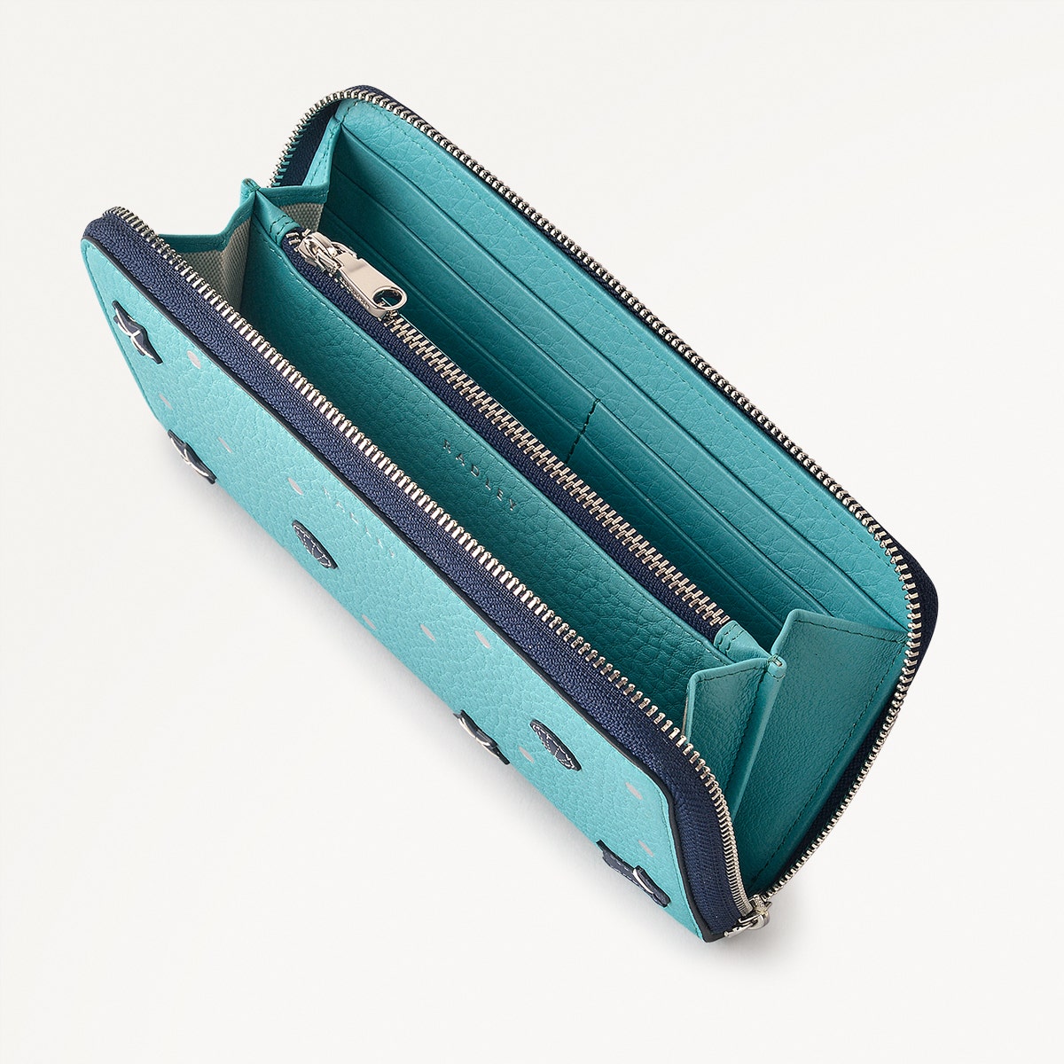 ブランケット 127cm x 152cm Ruched Teal(ティール色系) Women's Large Zip Around Matinee | Starfish And Seashells AW25