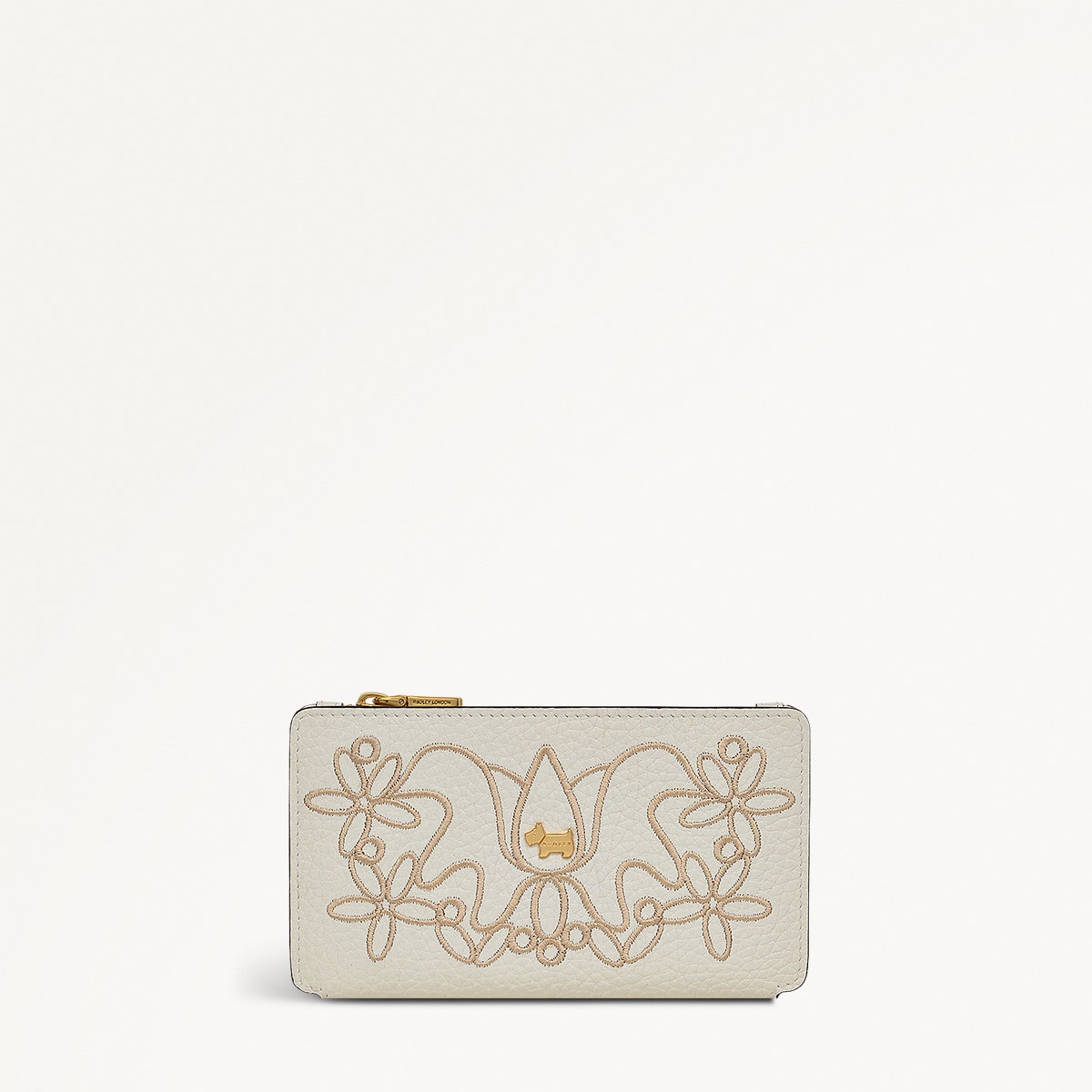 Coin Street - Embroidery Medium Ziptop Purse - RSE11302