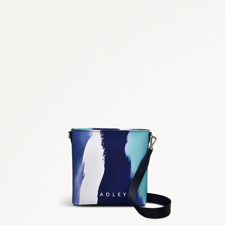 Southwell Gardens - Stripe Small Ziptop Cross Body Bag - RHE12903