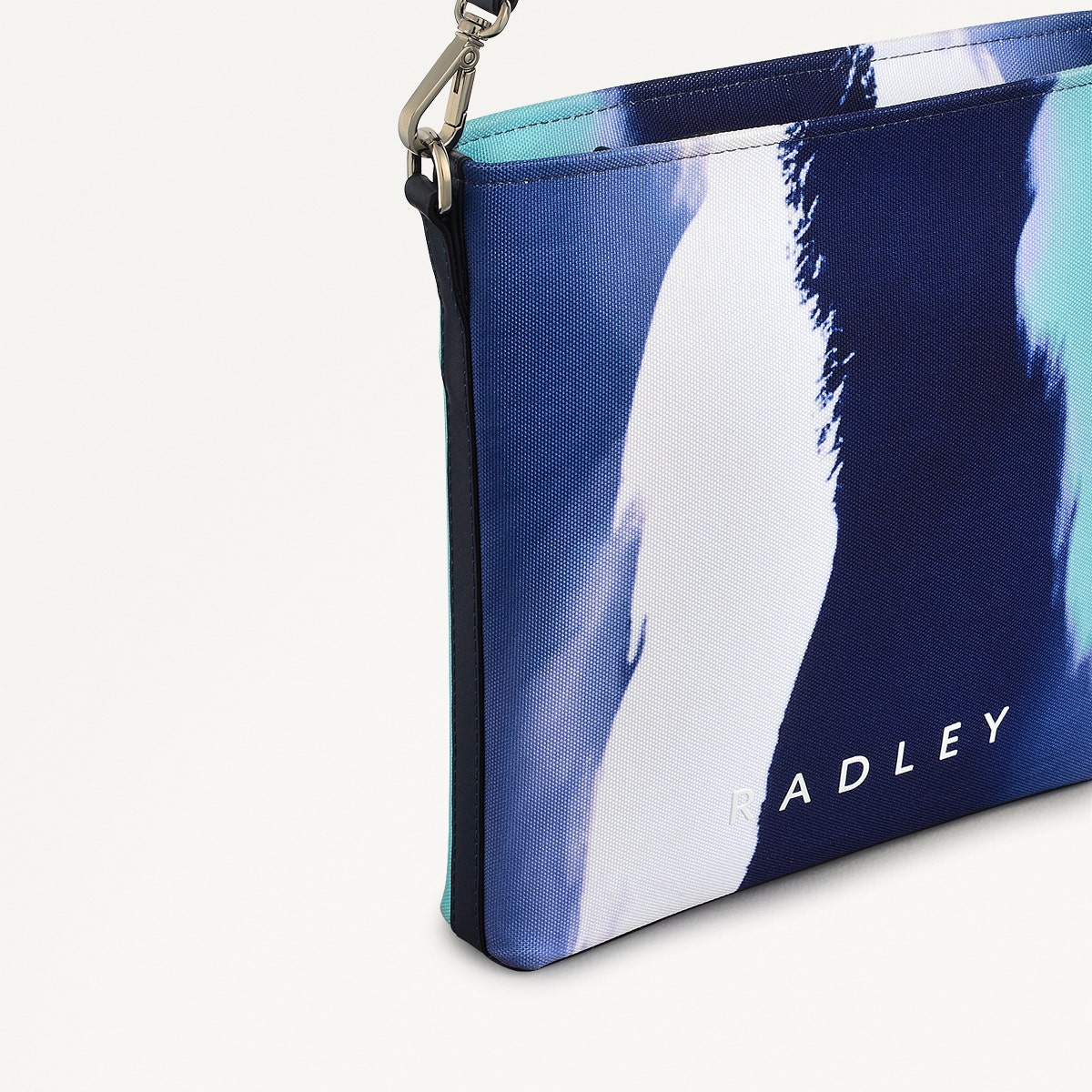 Southwell Gardens Fabric Small Ziptop Cross Body Bag in Ink - 111459