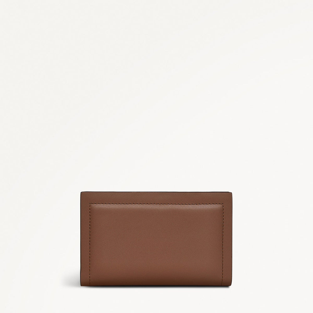 Heritage Lane Leather Medium Bifold Wallet in Saddle - 111468