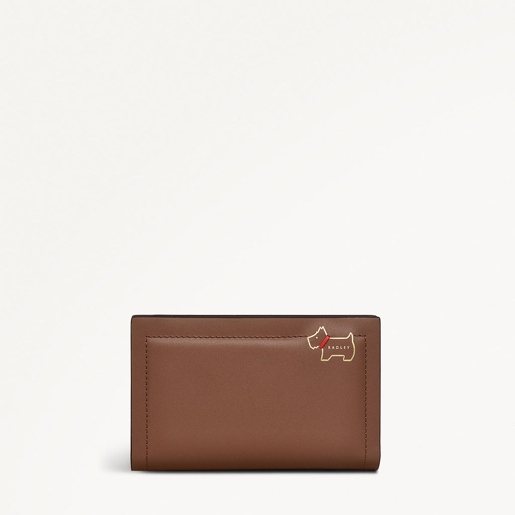 Heritage Lane Leather Medium Bifold Wallet in Saddle - 111468