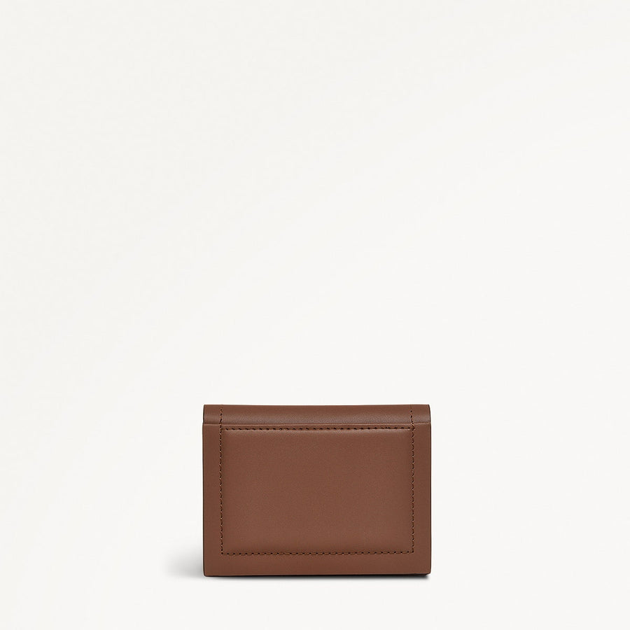 Heritage Lane Leather Small Card Holder in Saddle - 111470