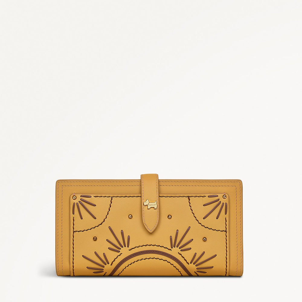 Willis Street Leather Large Bifold Wallet in Pecan - 111474