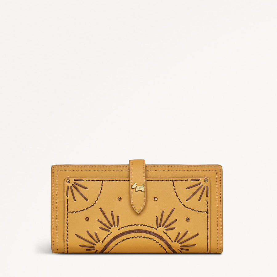 Willis Street Leather Large Bifold Wallet in Pecan - 111474