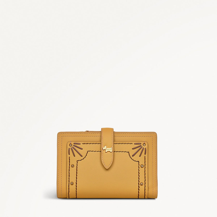 Willis Street Leather Medium Bifold Wallet in Pecan - 111475