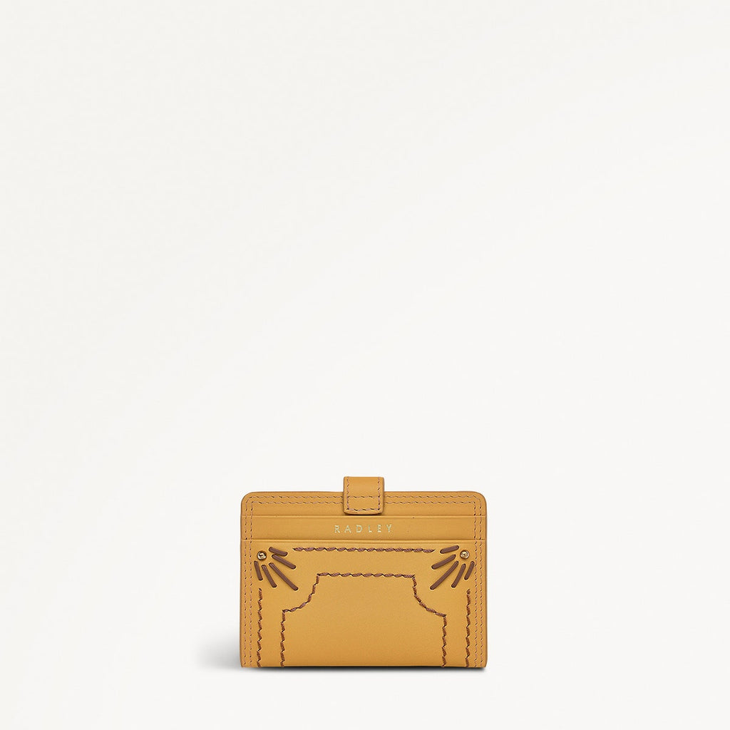 Willis Street Leather Small Card Holder in Pecan - 111476