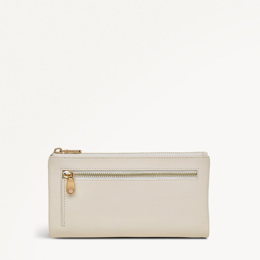 Mallow Street Leather Large Bifold Wallet in Chalk - 111479