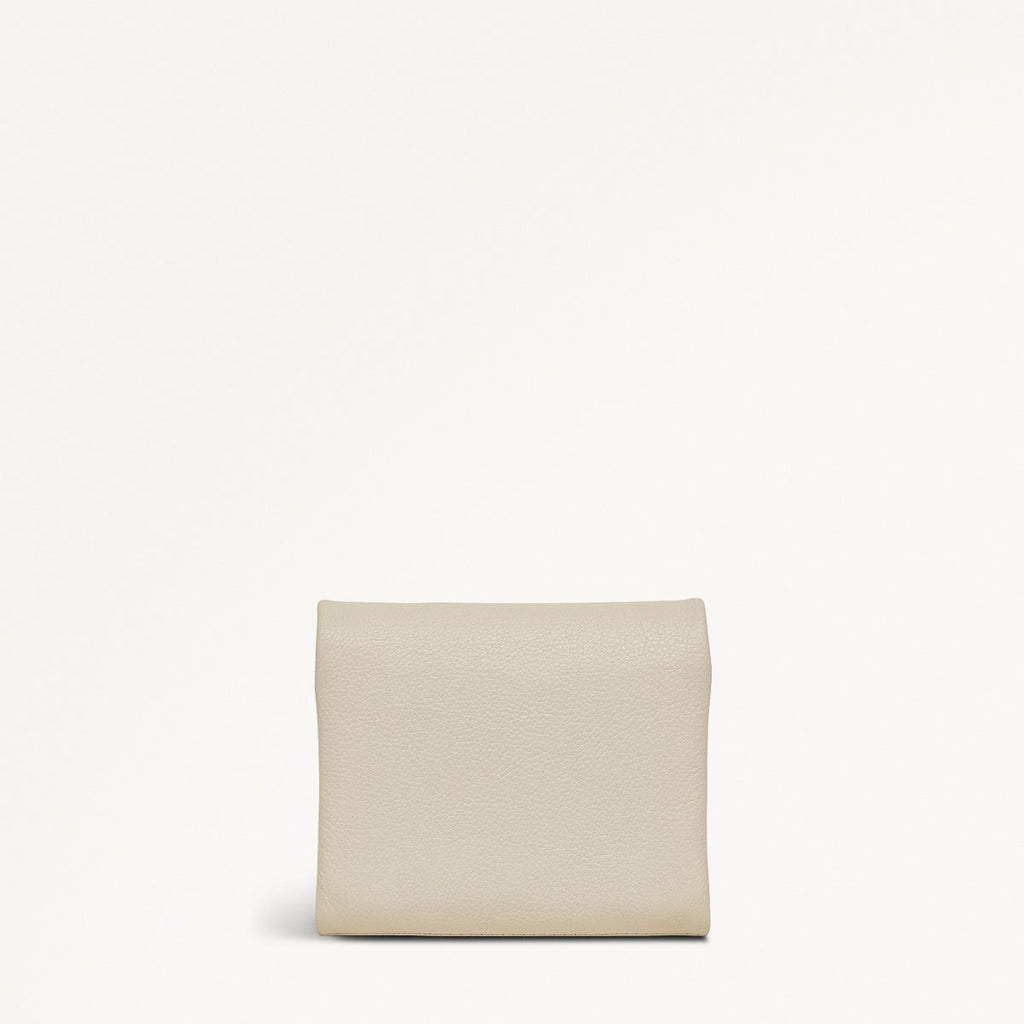 Mallow Street Leather Medium Folded Wallet in Chalk - 111480