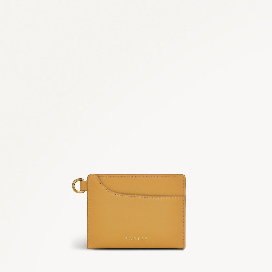 Pockets Leather Small Card Holder in Pecan - 111483