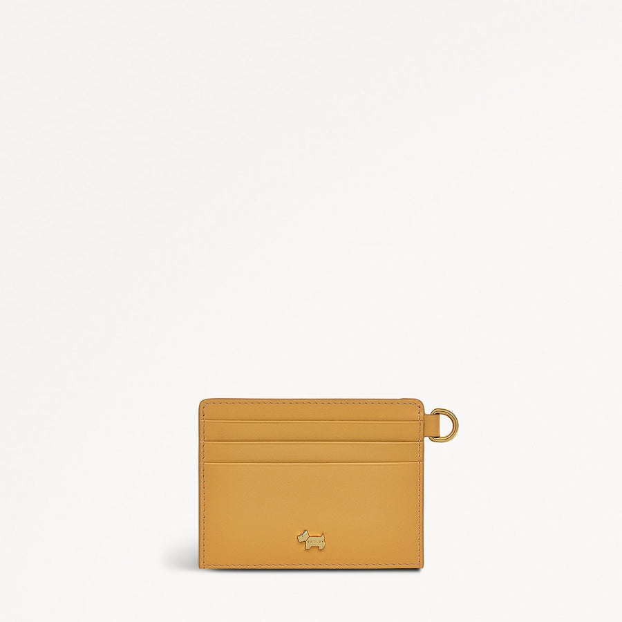 Pockets Leather Small Card Holder in Pecan - 111483