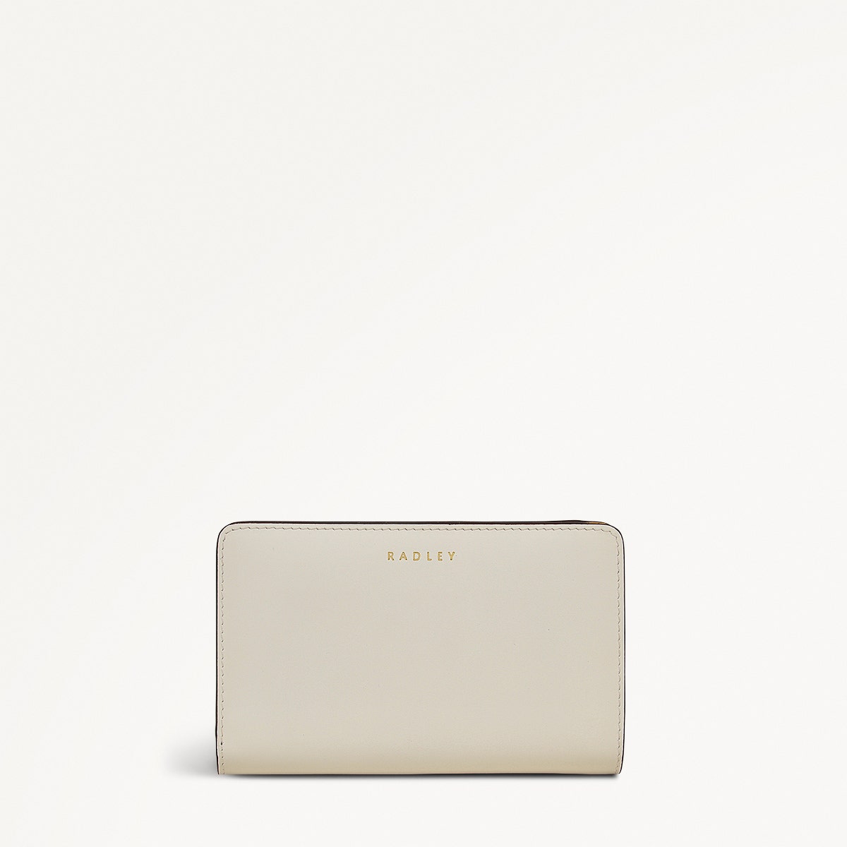 Bird Of Paradise Leather Medium Bifold Wallet in Chalk - 111486