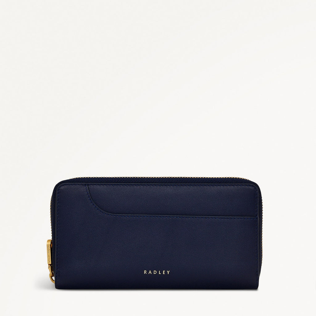 Pockets Leather Large Bifold Wallet in Evenfall - 111501