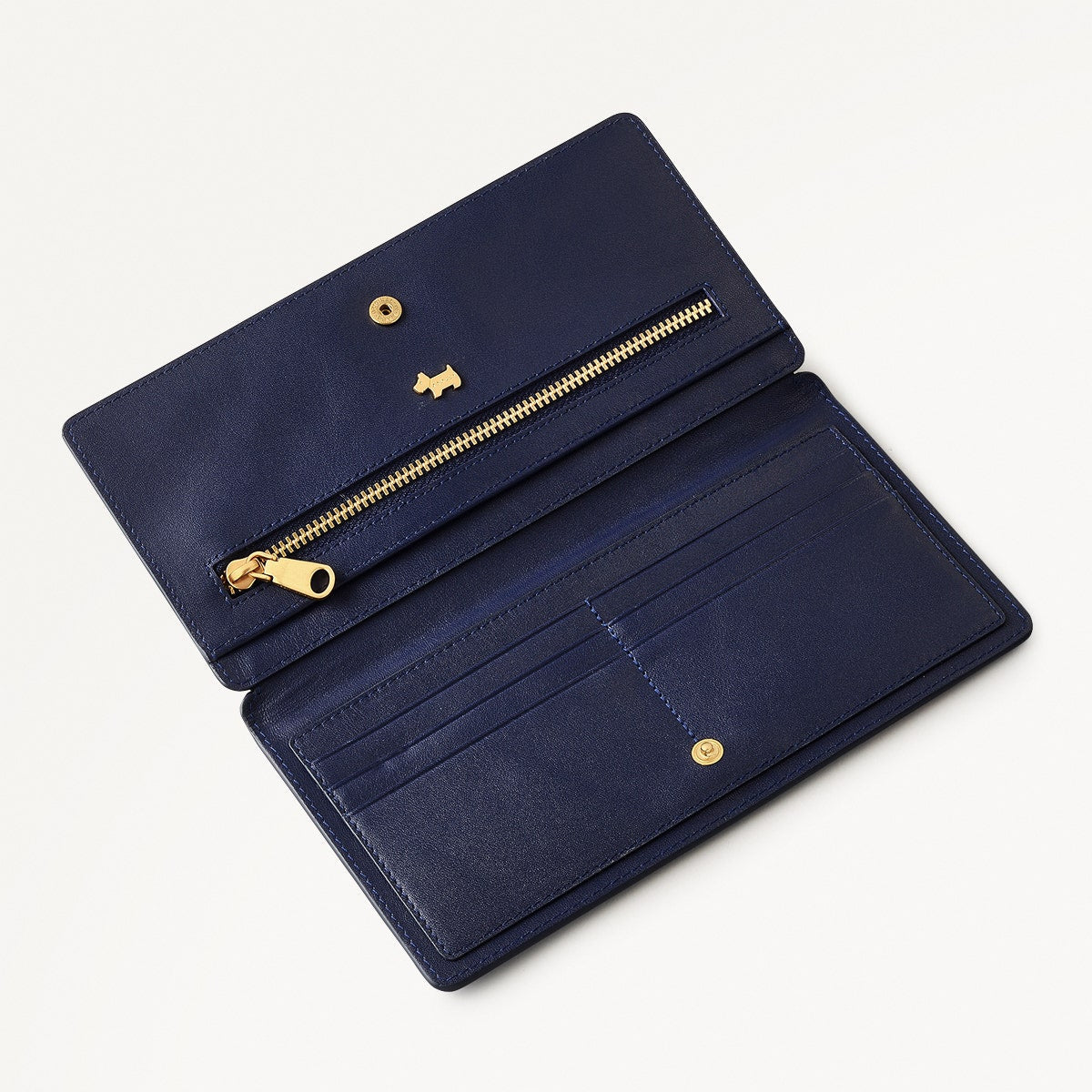Coin Street Leather Large Bifold Wallet in Evenfall - 111502