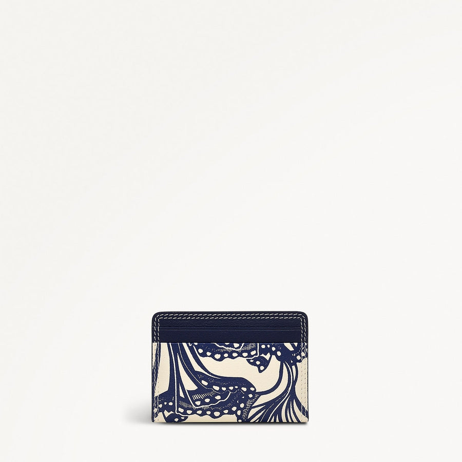 Under The Sea Leather Small Card Holder in Chalk - 111507