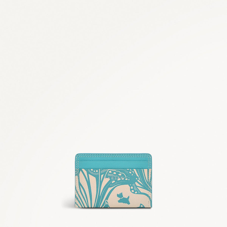 Under The Sea Leather Small Card Holder in Maldives - 111508