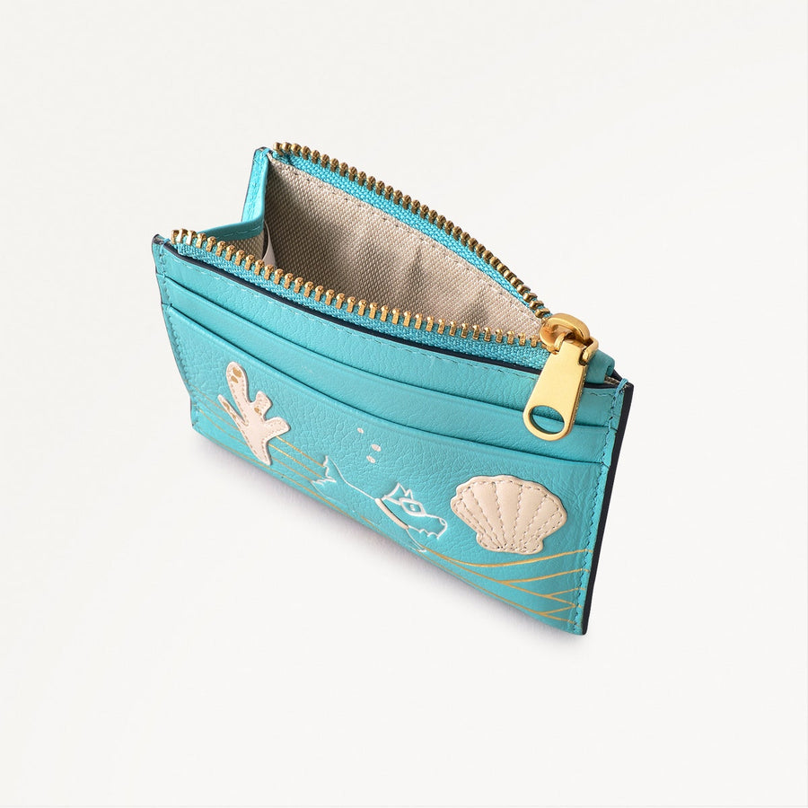 Coin Street Leather Small Coin Purse in Maldives - 111511