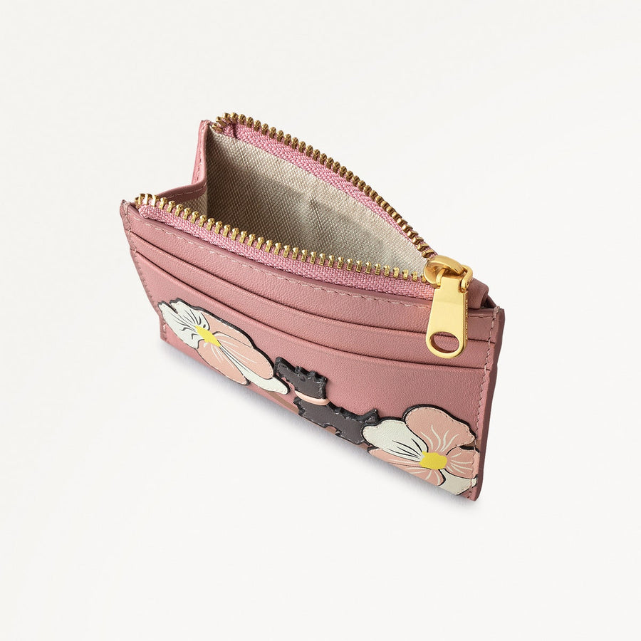 Coin Street Leather Small Coin Purse in French Rose - 111517