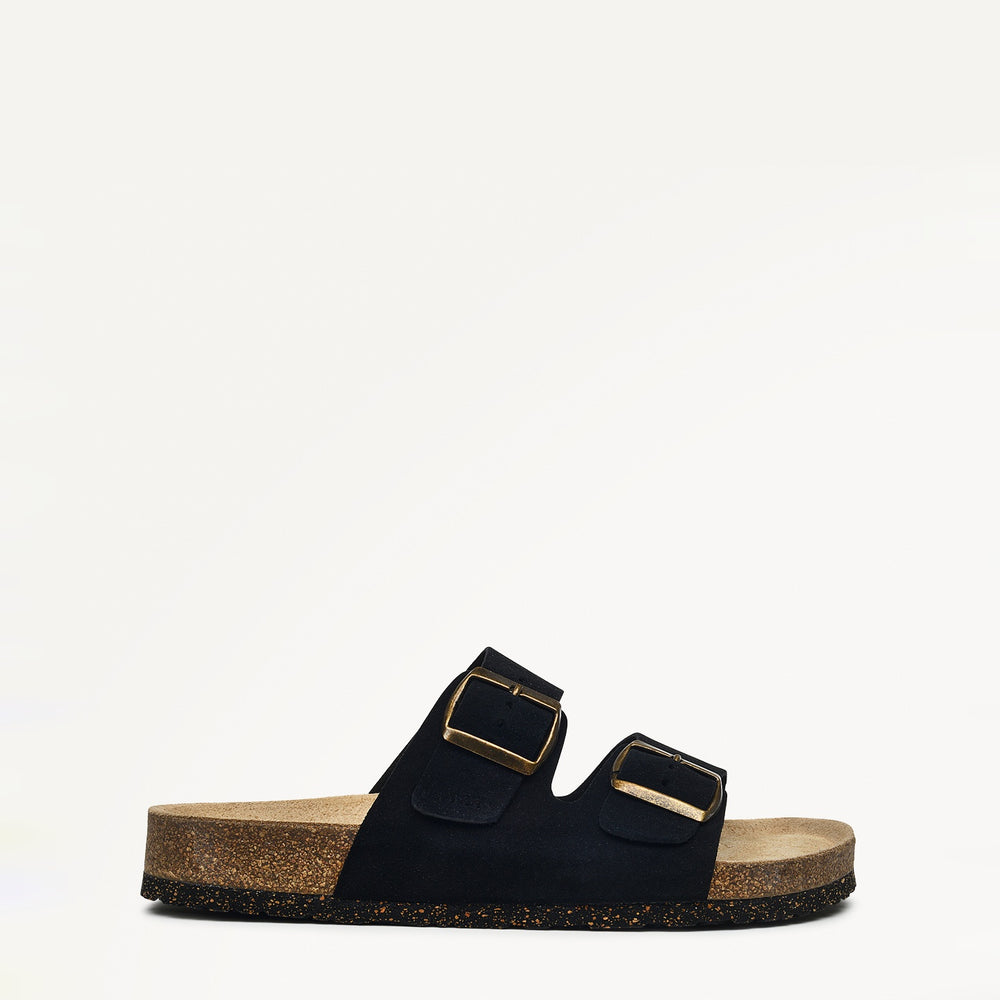 Wardour Street Buckle Footbed Black - 111518