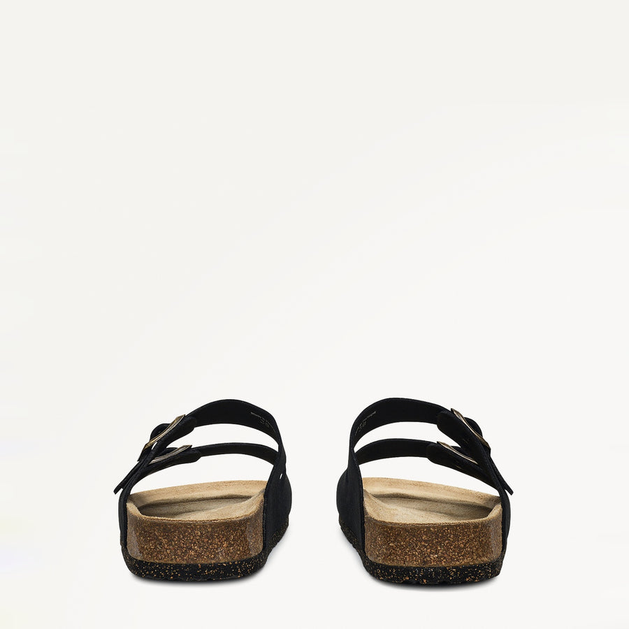 Wardour Street Buckle Footbed Black - 111518