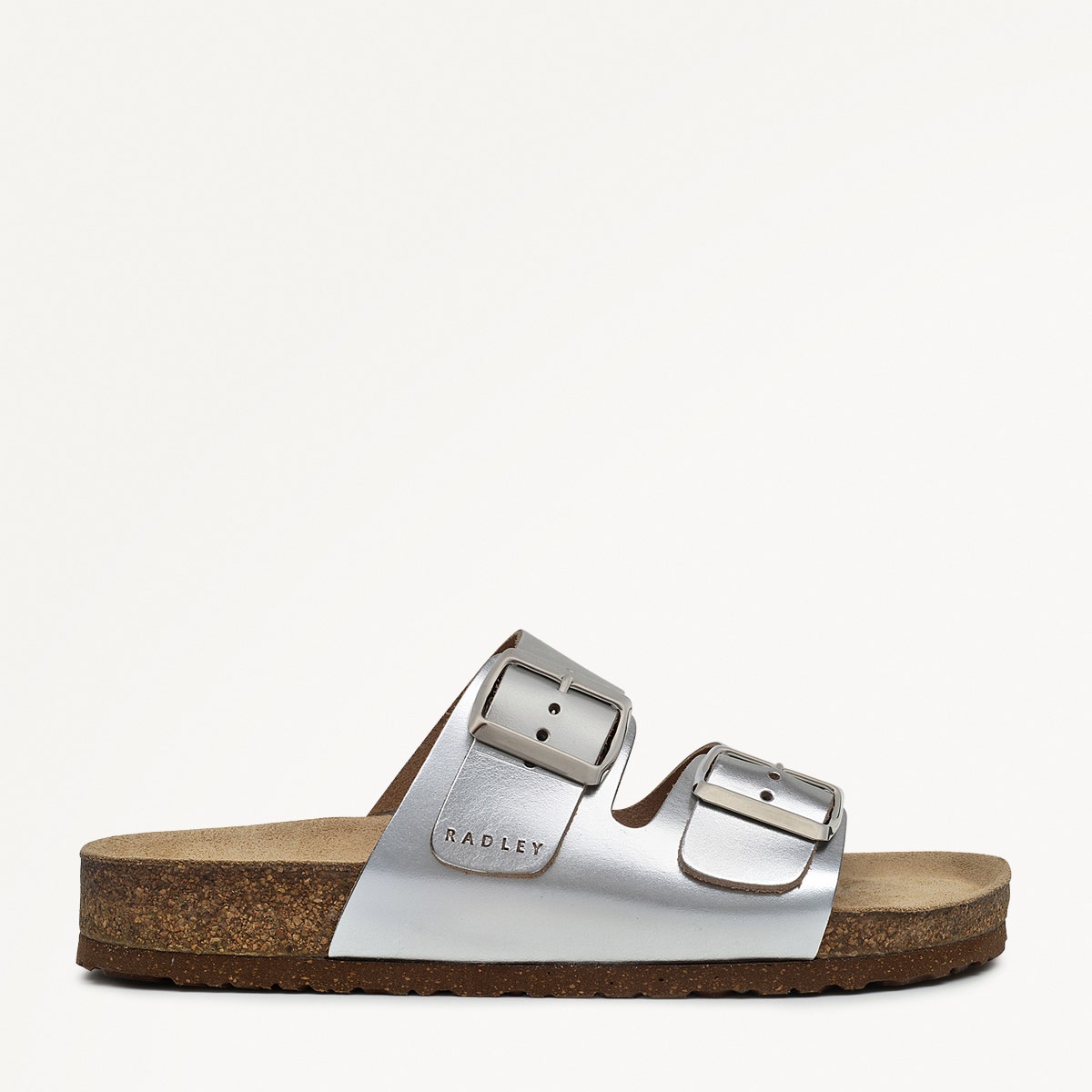WARDOUR STREET BUCKLE FOOTBED SILVER